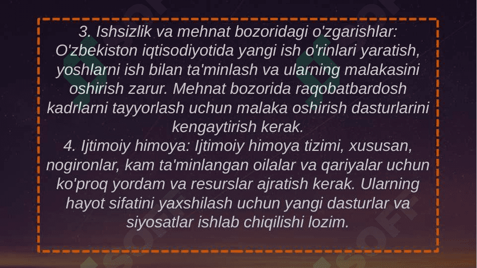 O'zbekistonda ijtimoiy sohada amalga oshirilayotgan o'zgarishkar mazmun va mohiyati 4