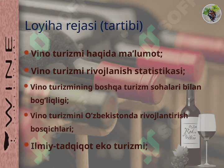 VINO TURIZmini(eco tourism) O’zbekistonda rivojlantirish 4