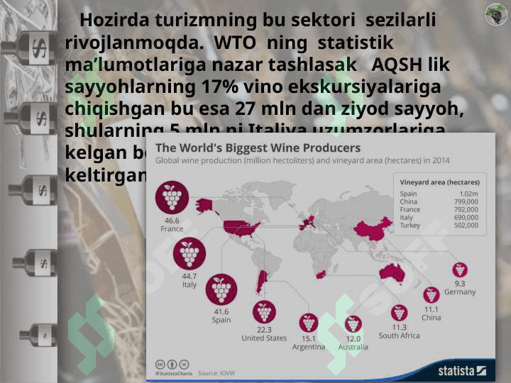 VINO TURIZmini(eco tourism) O’zbekistonda rivojlantirish 6