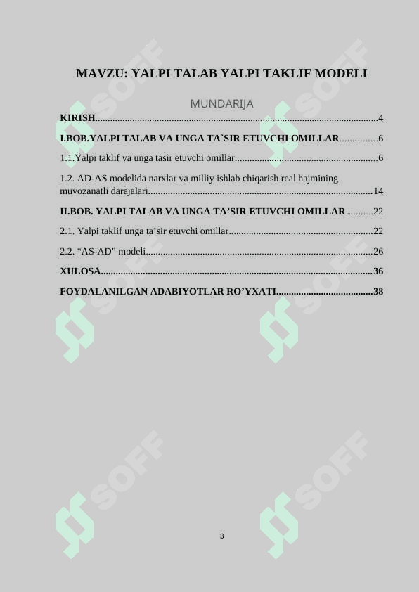 Yalpi talab yalpi taklif modeli 2