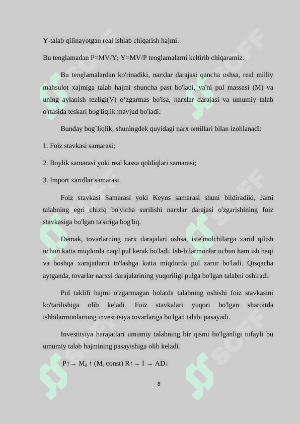 Yalpi talab yalpi taklif modeli 7