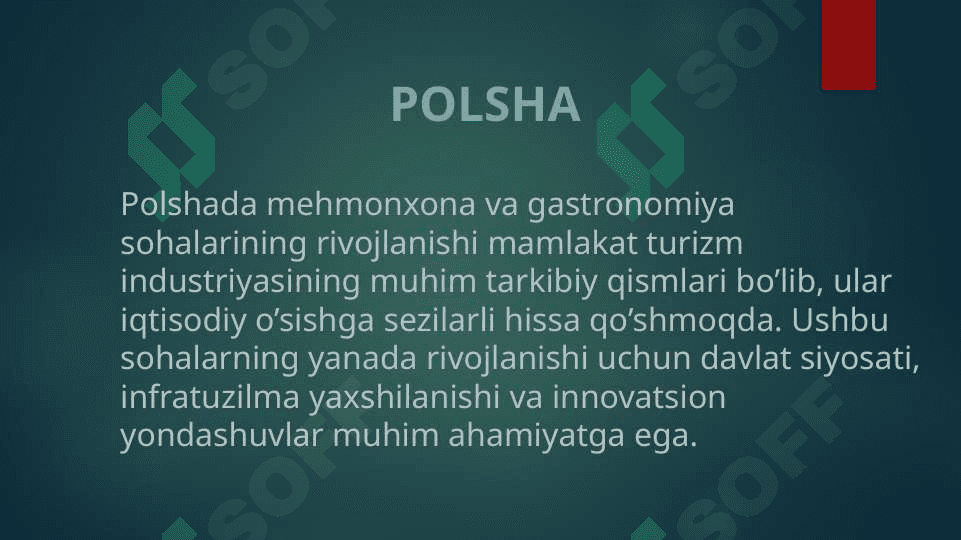 Polsha davlati haqida slayd. 2