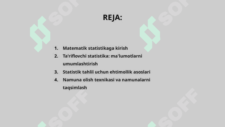 Matematik  statistika 2