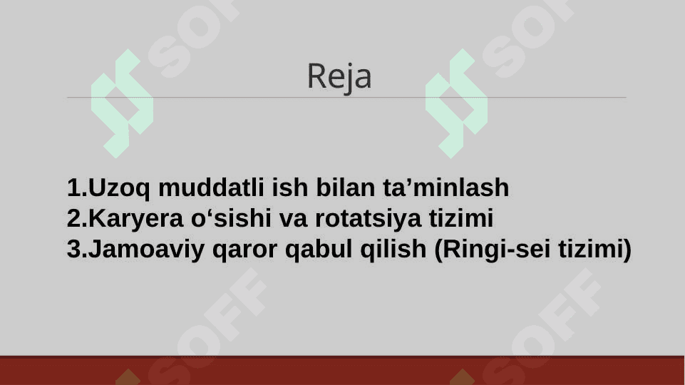 Menejmentning Yaponiya modeli 2