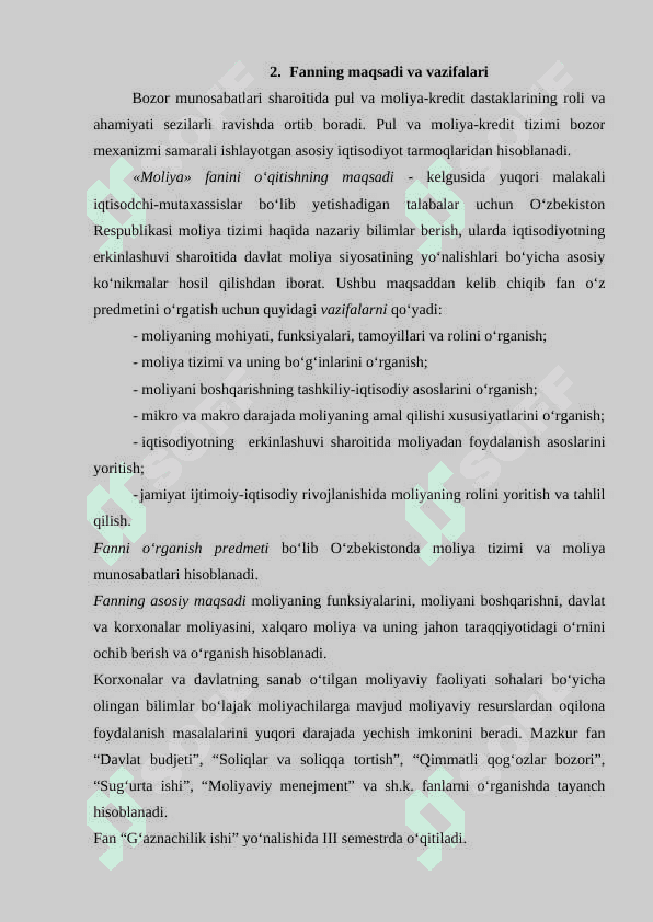 Moliyaning mohiyati 3