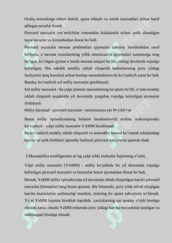 Mustaqillik yillarida O‘zbekiston Respublikasi rivojlanishining makroiqtisodiy ko‘rsatkichlari tahlili 7