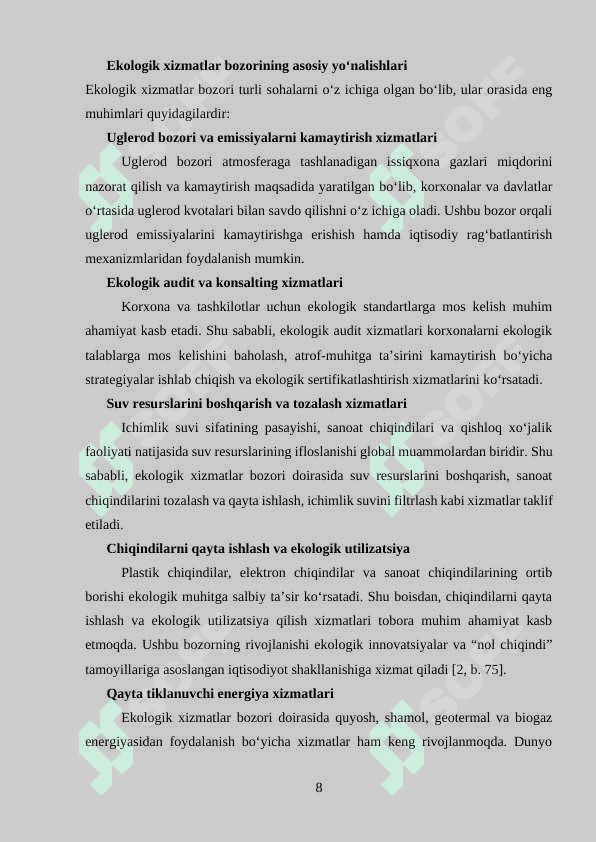 Mavzu: Xorijiy mamlakatlarda ta'lim sohasidagi islohatlar 8