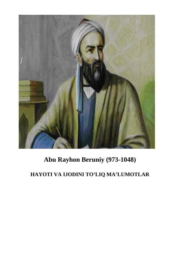 Abu Rayhon Beruniy