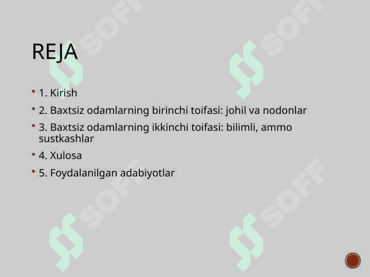 Abdurauf Fitratning "Rahbari najot" risolasidagi "Baxtsiz odamlarning ikki toifasi"ga oid qarashlari 2