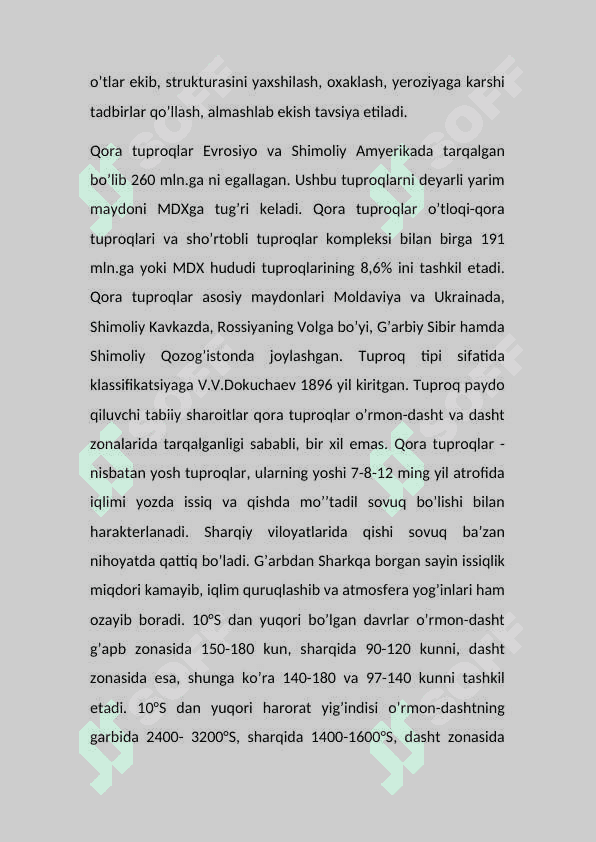 O'rmon va o'rmon dasht tuproqlari 6