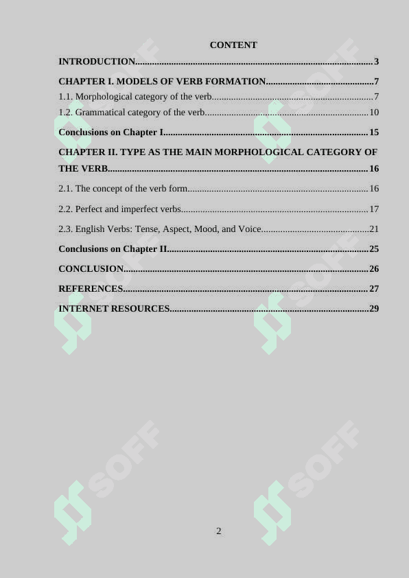 The system of grammatical categories of the verb: person and number, tense, aspect, voice, mood grammar 2