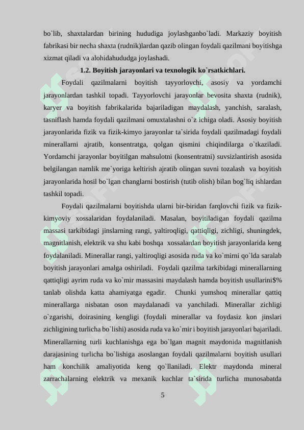 Foydali qazilmalarni biotexnologik qayta ishlash jarayonlari 5