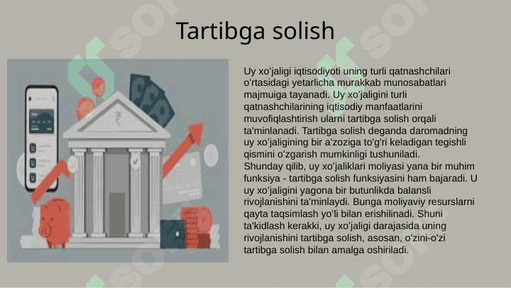 Uy xo'jaliklari qabul qiladigan moliyaviy qarorlar 7