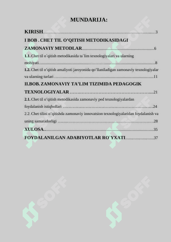 Chet tilida o'qish amaliyotini o'rgatishda ta'lim texnalogiyalaridan foydalanish. 2