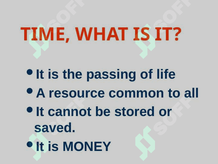 Time and time management 3