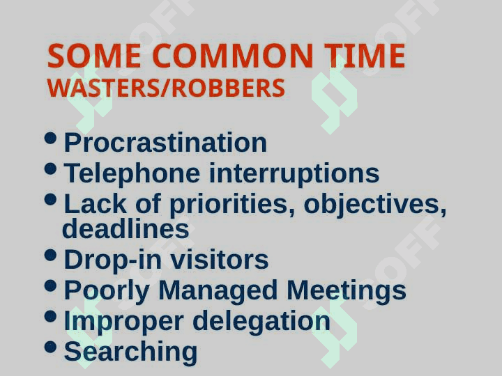 Time and time management 6