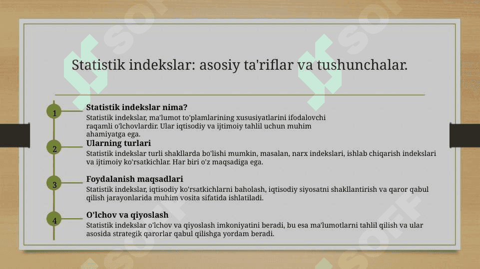 Statistik indekslar 3