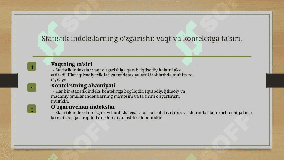 Statistik indekslar 8