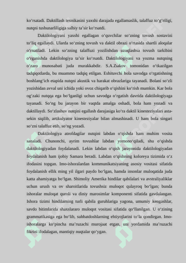 O’zbek imo ishora nutqining mazmuni, maqsadi va egallash metodlari 3