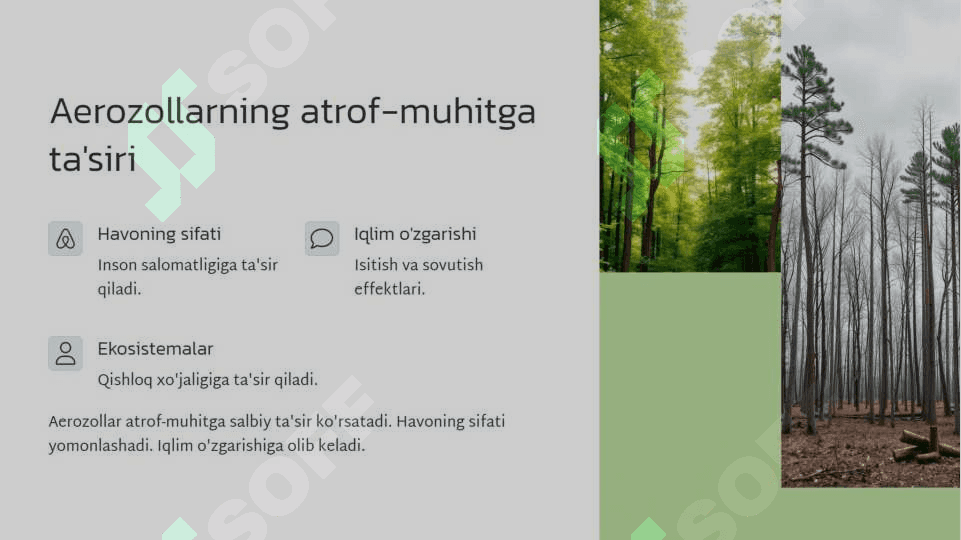 Aerozol ifloslanish, havoni muhofaza qilish, atmosfera ifloslanganligi ruxsat etilgan miqdori 3