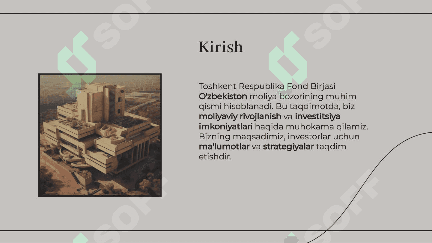 Toshkent Respublika Fond Birjasi: Moliyaviy Rivojlanish va Investitsiya Imkoniyatlari 2