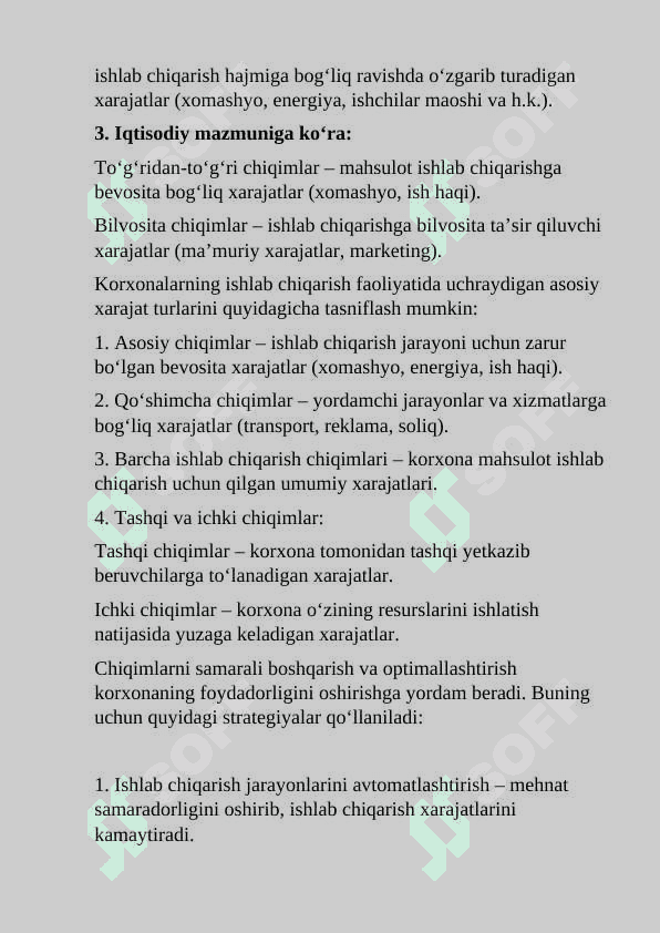Xo’jalik yurituvchi subyektlarning ishlab chiqarish chiqimlari foydasi va rentabelligi 4