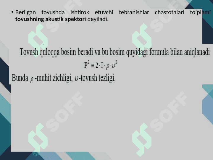BIOAKUSTIKA VA GIDRODINAMIKANING BIOFIZIK ASOSLARI 7