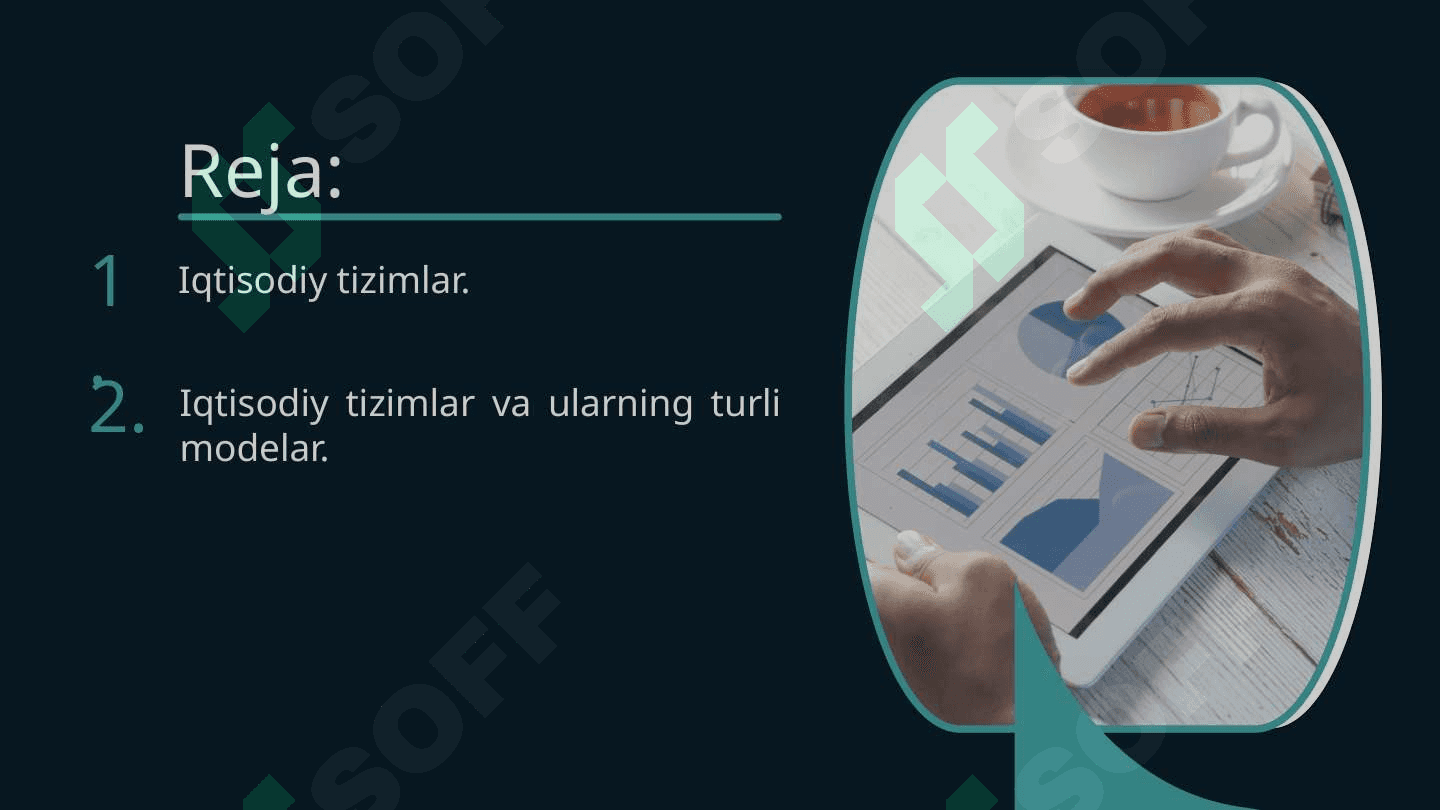 Iqtisodiy tizimlar va doiraviy aylanishlar 2