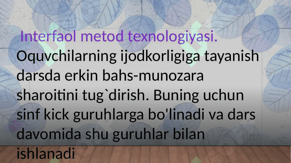 ona tili va o'qish savodxonligini o'qitish metodikasi fanidan tayyorlagan mustaqil taʼlimi 4