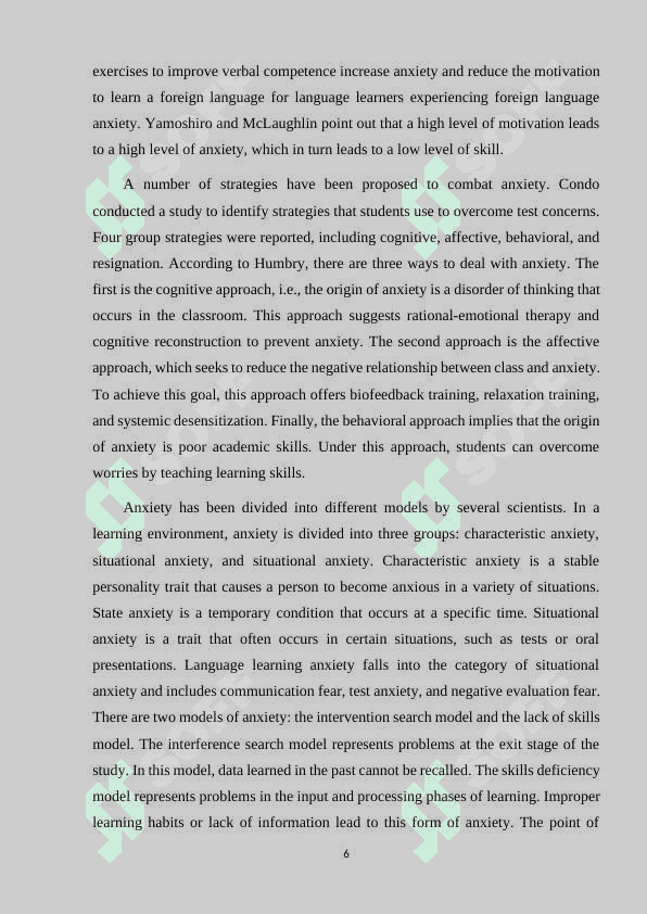 Coping with speaking anxiety 6