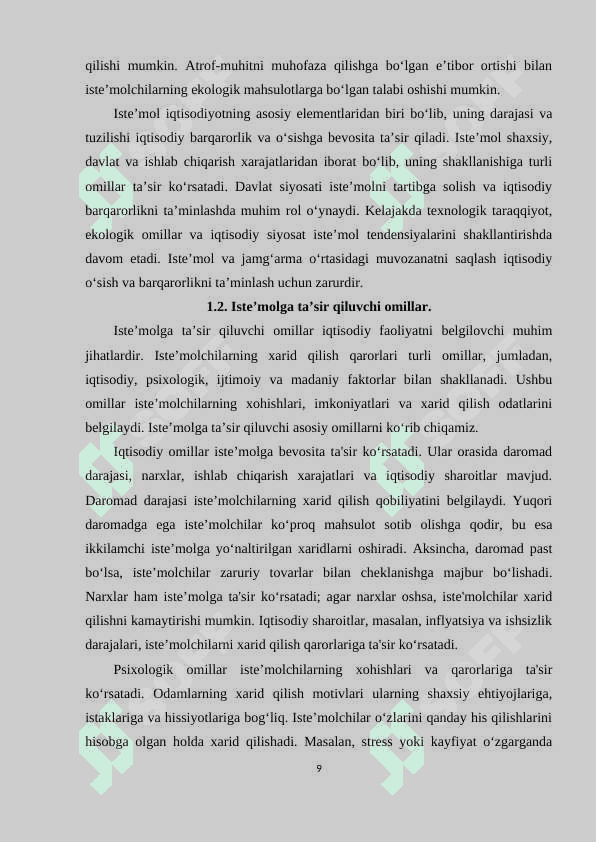 ISTE’MOL, JAMG‘ARMA VA INVESTITSIYALAR. 8