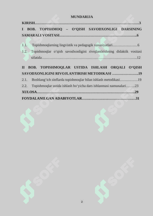 Boshlang‘ich sinf o’qish savodxonligi darslarida topishmoq matni ustida ishlash metodikasi 2
