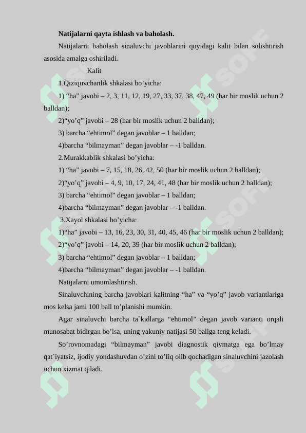 Qobiliyatni psixodiagnostika qilish 8
