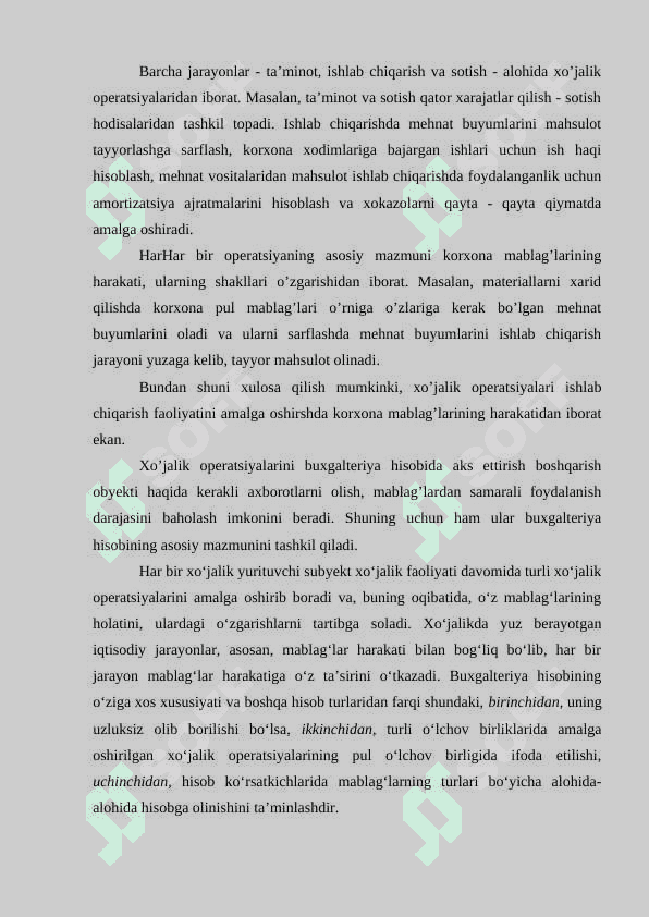 Xo'jalik mablag'larining tashkil topishi manbalari to'g'risida tushuncha 5