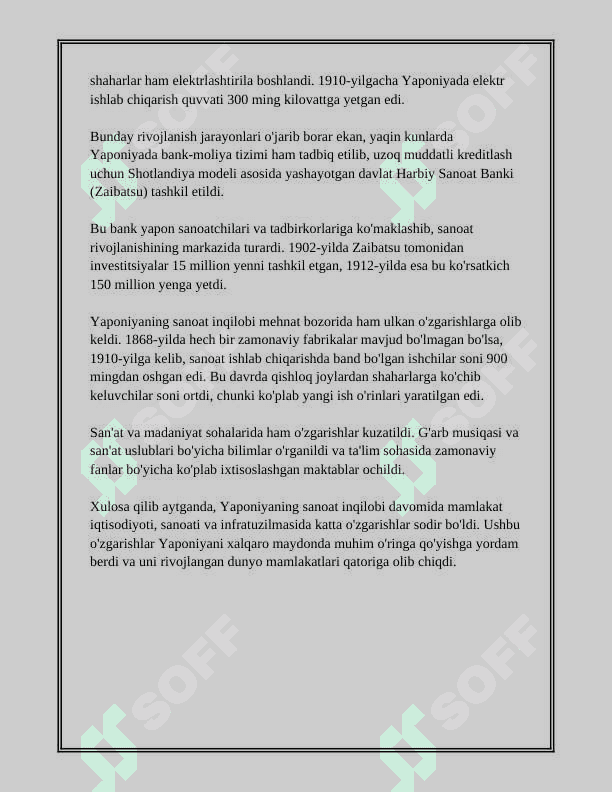 YAPONIYA IQTISODIY RIVOJLANISH TAJRIBASI 4