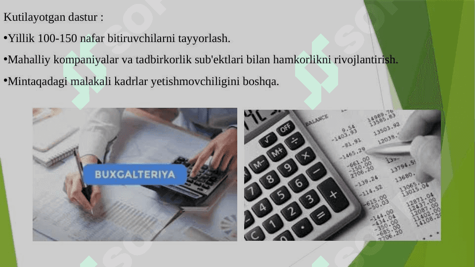 Tadbirkorlik foalyatlarini  tashkil etish buxgalteriya markazi misolida 4
