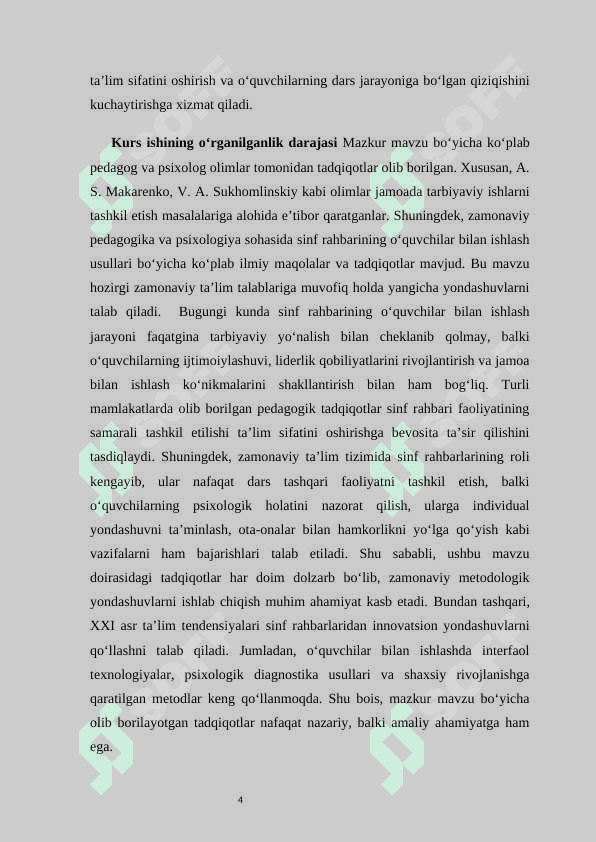 Sinf rahbarining o‘quvchilar jamoasi bilan ishlash usullari 4