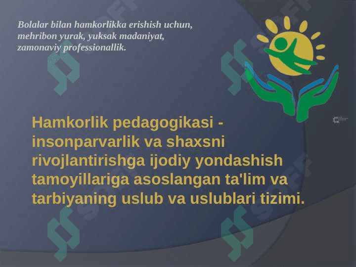 Hamkorlik pedagogikasi 2
