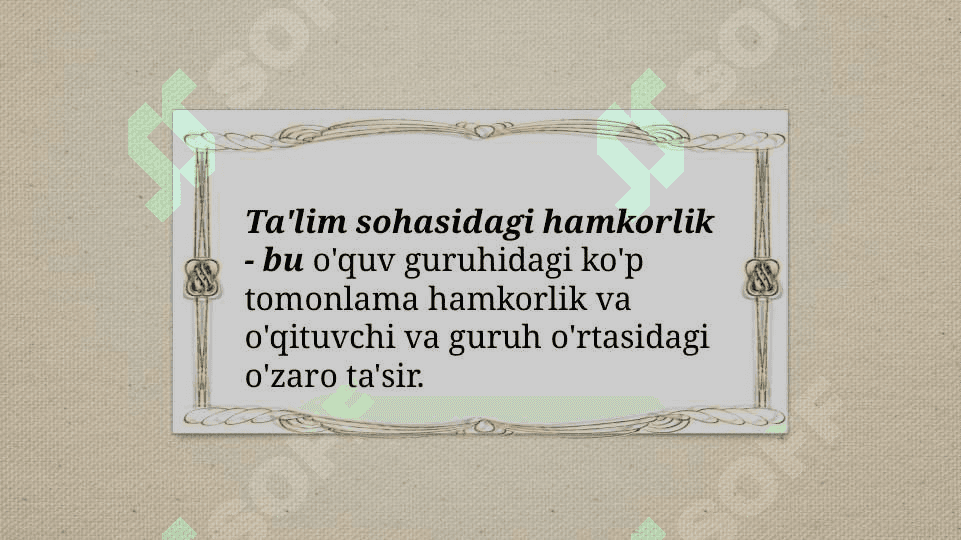 Hamkorlik pedagogikasi 4