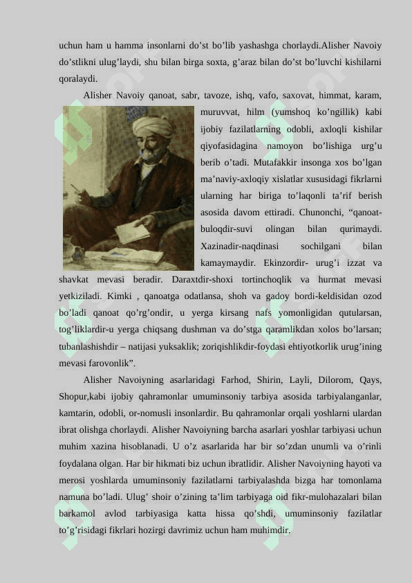 Alisher Navoiyning axloqiy qarashlari 4