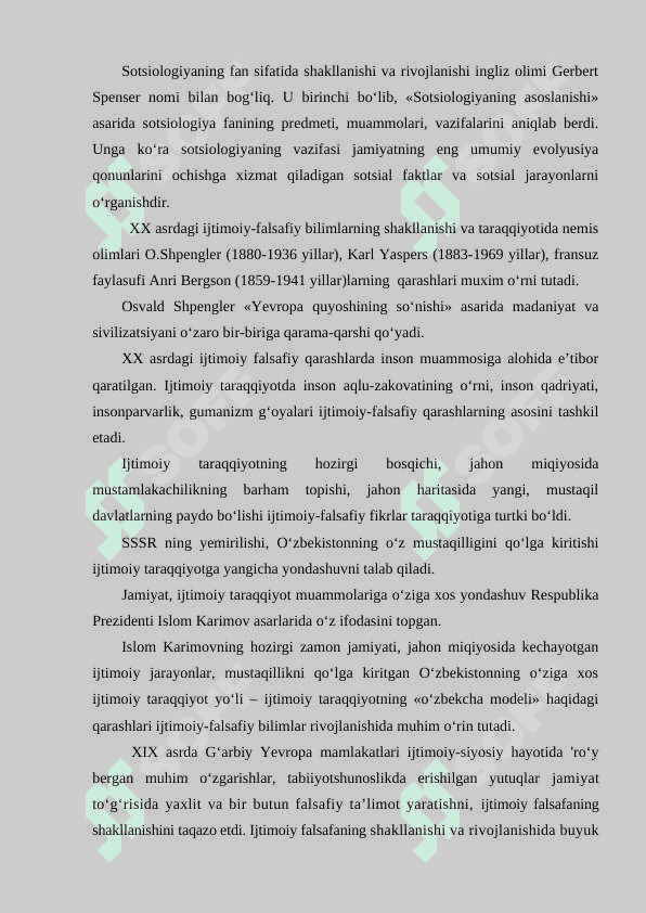 XIX asrda ijtimoiy falsafa 6