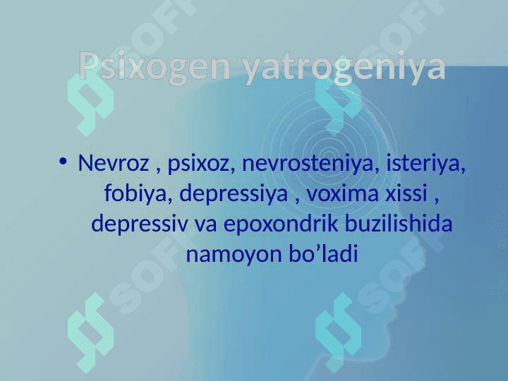 HOZIRGI ZAMON TIBBIYOTIDA YATROGENIYA MUAMMOLARI 6
