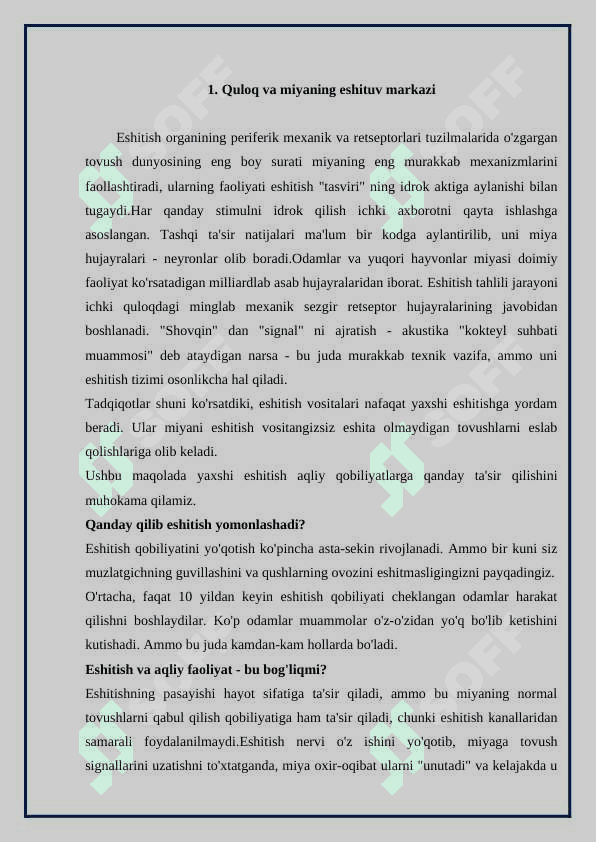 Koxlear implantli bolalar psixologiyasi 2
