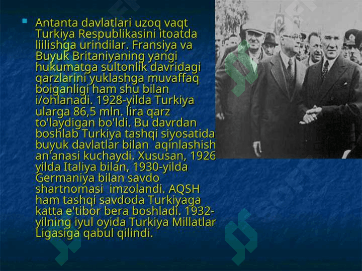 1918-1939 yillarda Turkiya. Eron. Afg'oniston 6