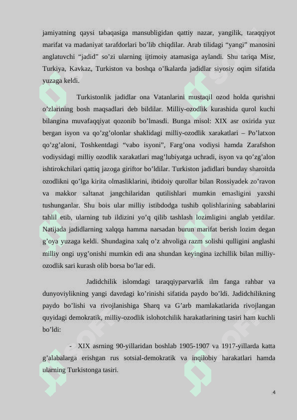 Turkistonda jadidchilik harakatining vujudga kelishi 4