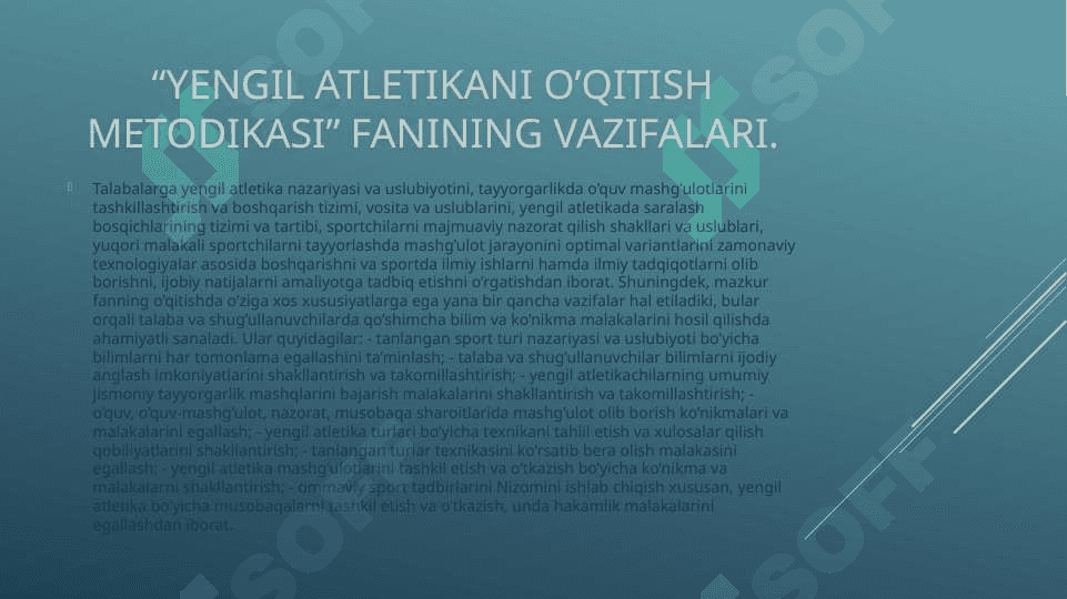 To’siqlar osha (Stipl-chez) yugurish texnikasi asoslari. 4
