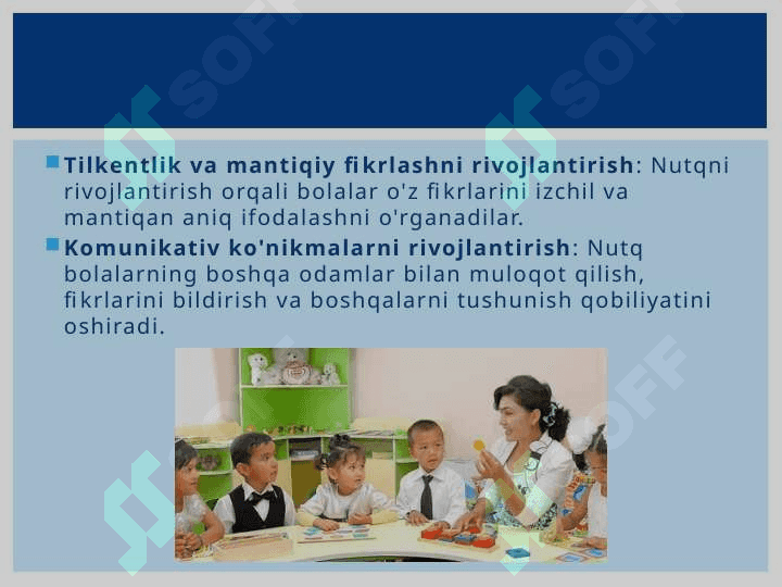 Maktabgacha yoshdagi kichik bolalar nutqini o'stirishning vazifalari, metodlari va vositalari 5