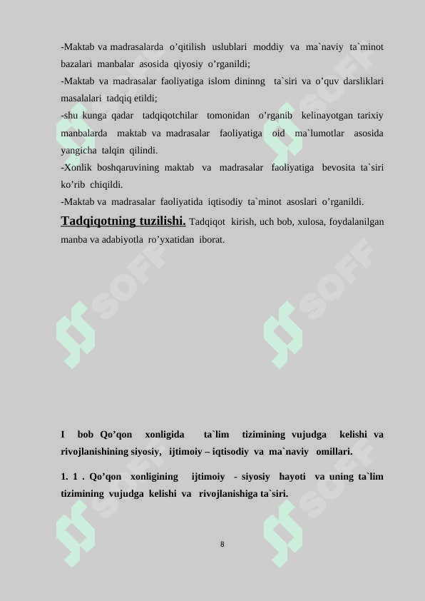 Qo'qon xonligida ta'lim tizimining vujudga kelishi 8