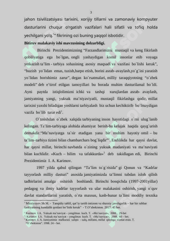 O'zbekiston Respublikasining ta’lim sohasidagi hamkorligi. (1991-2017) 3
