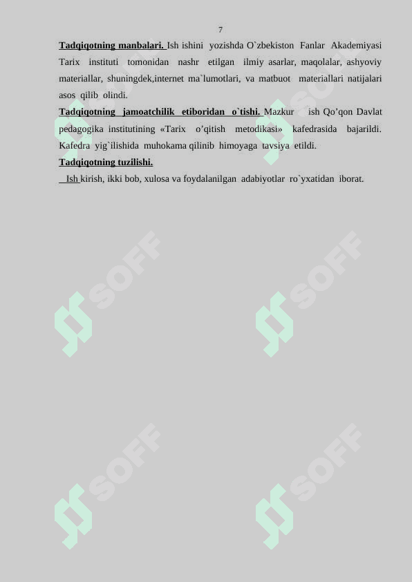 O'zbekiston Respublikasining ta’lim sohasidagi hamkorligi. (1991-2017) 7